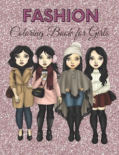 Front cover_Fashion Coloring Book for Girls