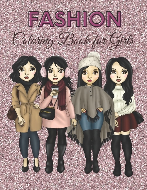 Front cover_Fashion Coloring Book for Girls