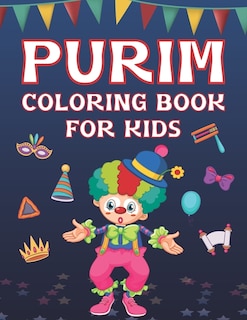 Front cover_Purim Coloring Book For Kids