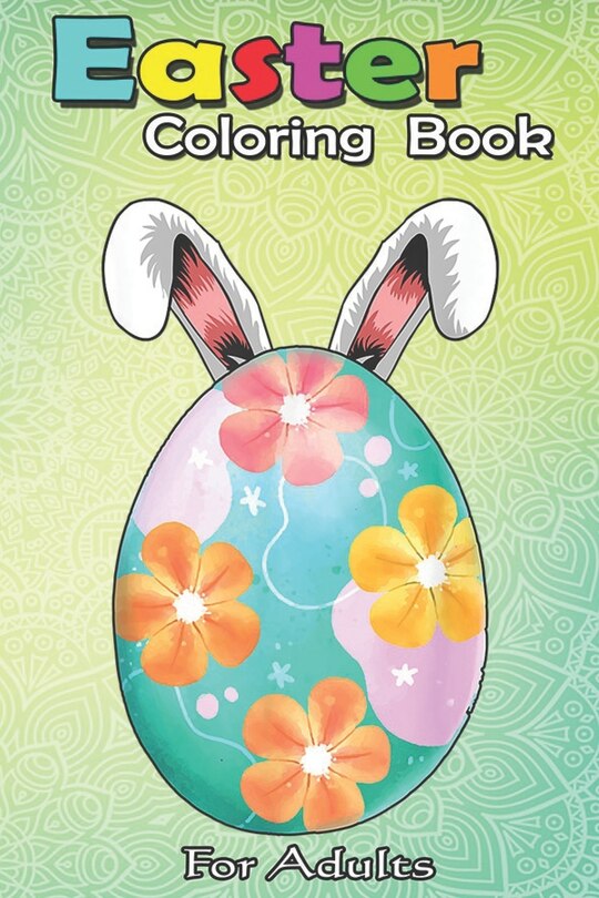 Front cover_Easter Coloring Book For Adults