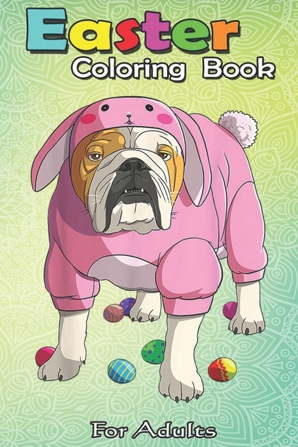 Front cover_Easter Coloring Book For Adults