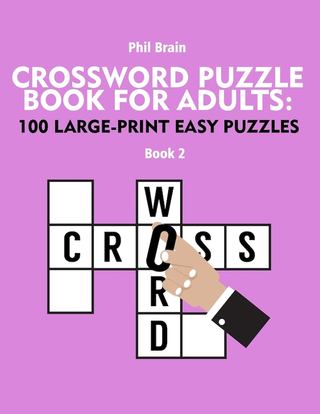 Front cover_Crossword Puzzle Book for Adults