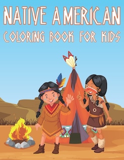 Front cover_Native American Coloring Book For Kids