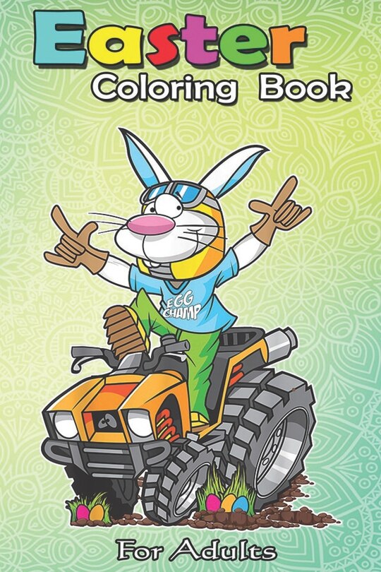 Front cover_Easter Coloring Book For Adults