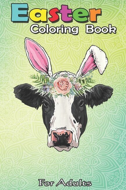 Front cover_Easter Coloring Book For Adults