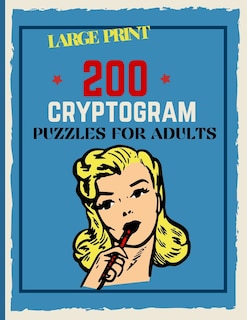 Couverture_200 Cryptogram Puzzles For Adults