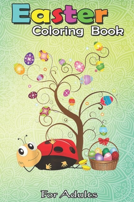 Front cover_Easter Coloring Book For Adults