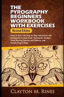 Front cover_The Pyrography Beginners Workbook with Exercises Revised Edition