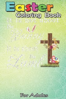 Front cover_Easter Coloring Book For Adults