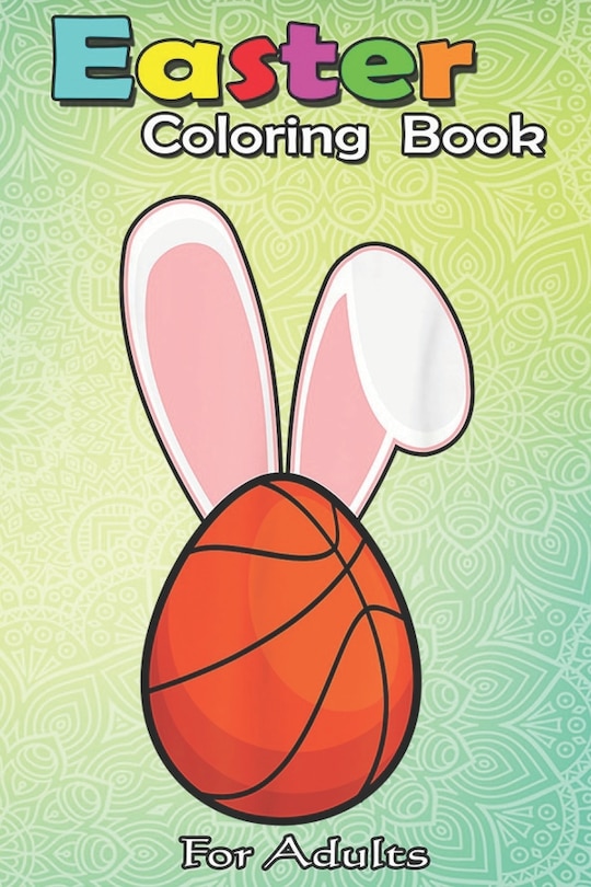 Front cover_Easter Coloring Book For Adults