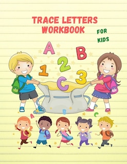 Front cover_Trace Letters Workbook For Kids