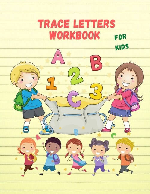 Front cover_Trace Letters Workbook For Kids
