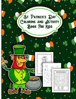 Couverture_St. Patrick's Day Coloring and Activity Book for Kids