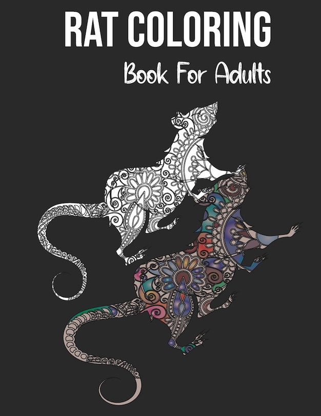 Couverture_Rat Coloring Book For Adults