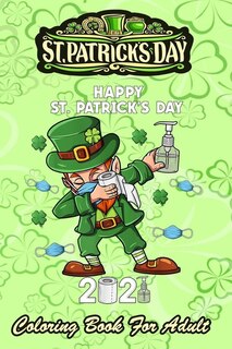 Front cover_St Patricks Day Coloring Book For Adult