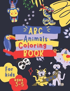 Couverture_ABC Animals Coloring Book for Kids Ages 3-5
