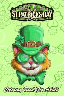 Front cover_St Patricks Day Coloring Book For Adult