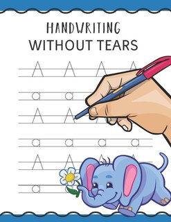Handwriting Without Tears: Alphabet Uppercase and Lowercase Letter Double Lines Workbook for School and Home Use Kindergarten Grade 1 2 3