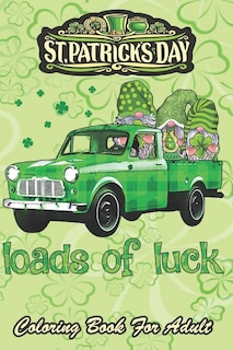 Front cover_St Patricks Day Coloring Book For Adult