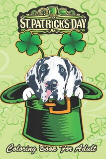 Front cover_St Patricks Day Coloring Book For Adult