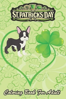 Front cover_St Patricks Day Coloring Book For Adult