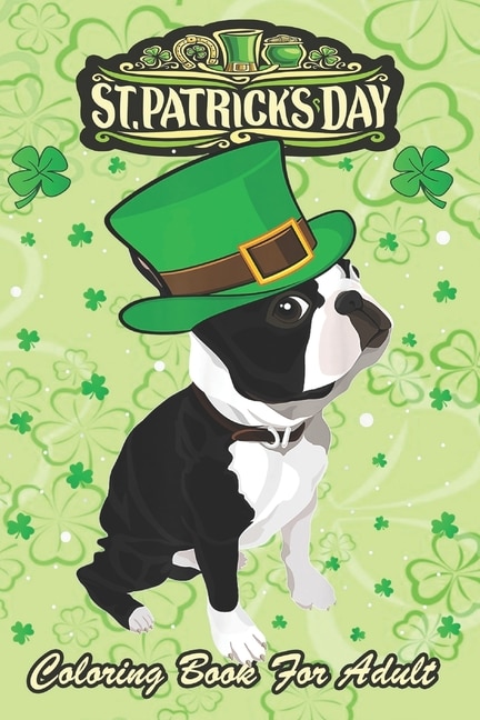 Front cover_St Patricks Day Coloring Book For Adult