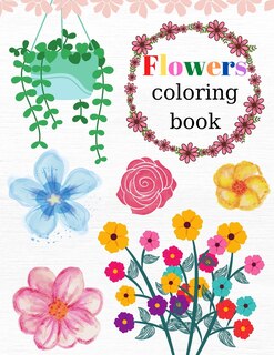 Front cover_Flowers Coloring Book