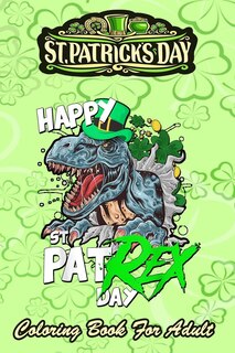Front cover_St Patricks Day Coloring Book For Adult