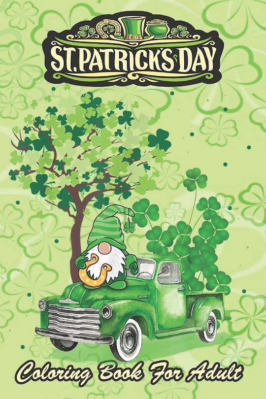Couverture_St Patricks Day Coloring Book For Adult