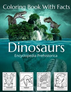 Couverture_Dinosaurs Coloring Book With Facts