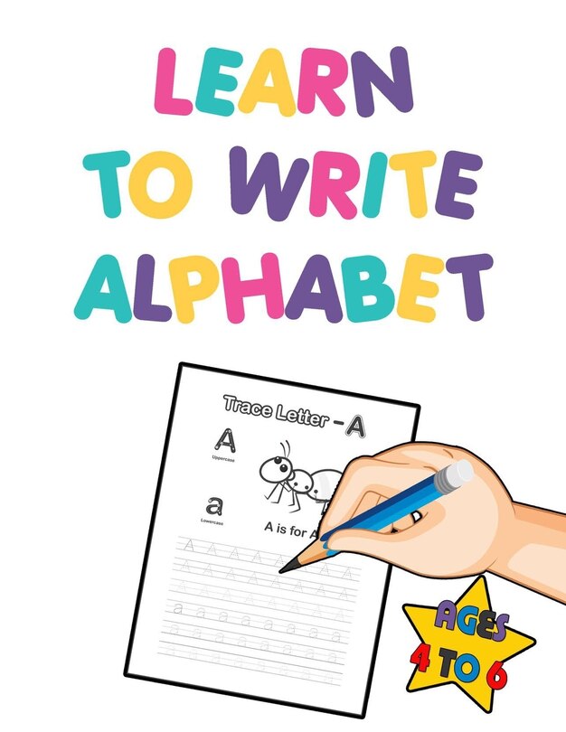 Front cover_learn to write alphabet