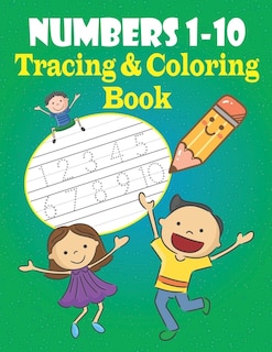 Front cover_Numbers 1-10 Tracing & Coloring Book