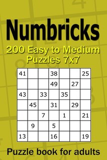 Couverture_Numbricks puzzle book for adults