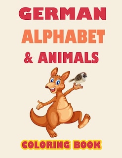 Front cover_German alphabet and animals coloring book