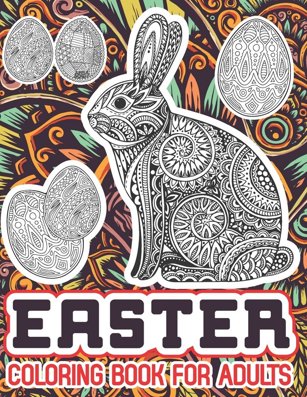 Front cover_Easter Coloring Book For Adults