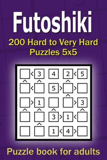 Front cover_Futoshiki puzzle book for adults