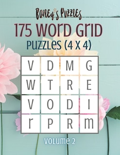 Front cover_175 Word Grid Puzzles (volume 2)