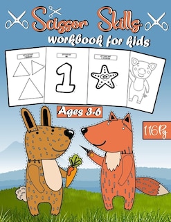 Couverture_Scissor Skills Workbook for kids ages 3-6