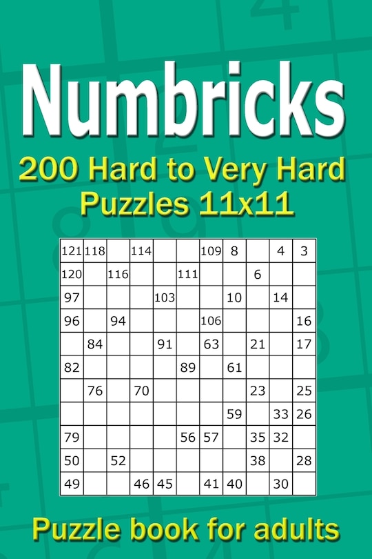 Couverture_Numbricks puzzle book for adults