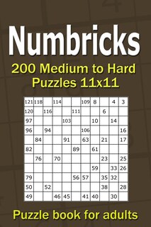 Front cover_Numbricks puzzle book for adults