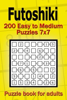 Front cover_Futoshiki puzzle book for adults