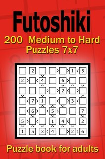 Front cover_Futoshiki puzzle book for adults