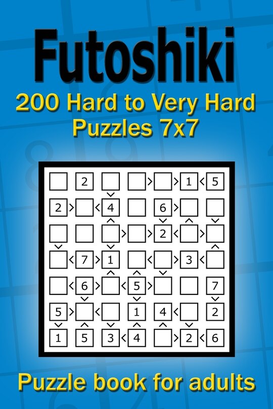 Couverture_Futoshiki puzzle book for adults