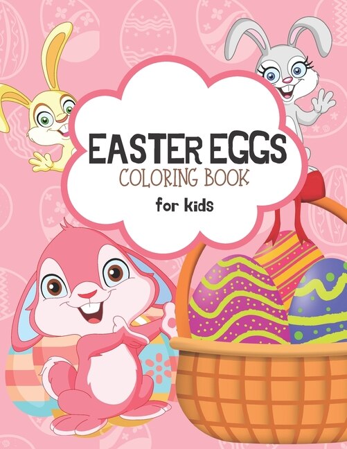 Front cover_Easter Eggs Coloring Book For Kids