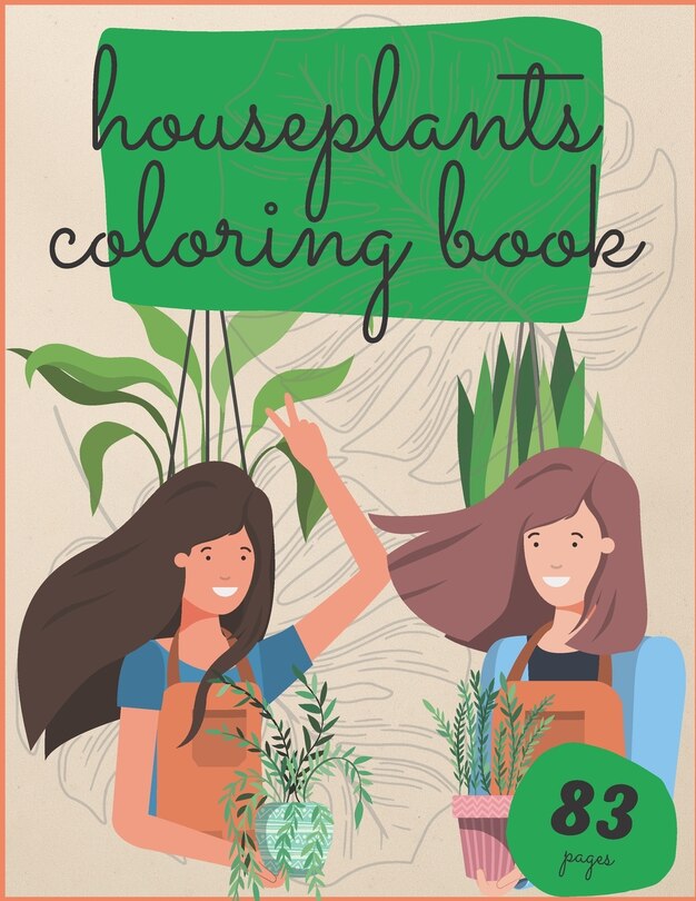 Front cover_Houseplants Coloring Book