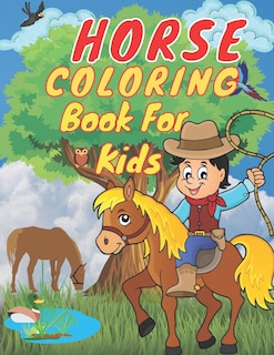 Couverture_Horse Coloring Book For Kids