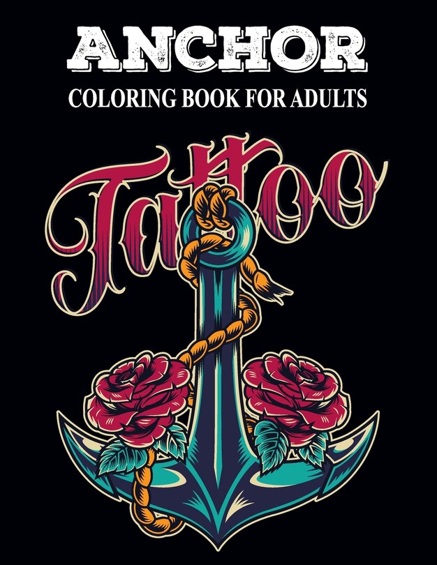 Front cover_Anchor coloring book for adults