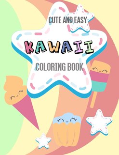 Couverture_Cute And Easy Kawaii Coloring Book