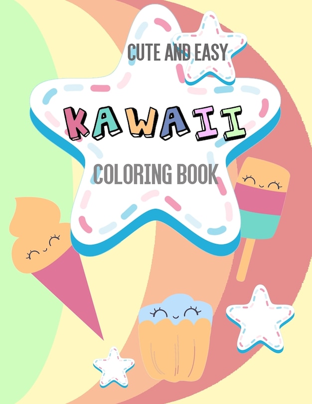 Couverture_Cute And Easy Kawaii Coloring Book
