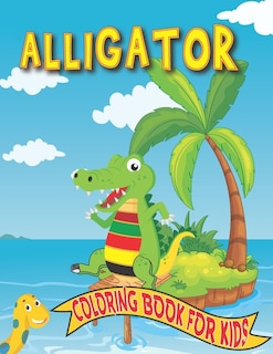 Front cover_Alligator Coloring Book for Kids
